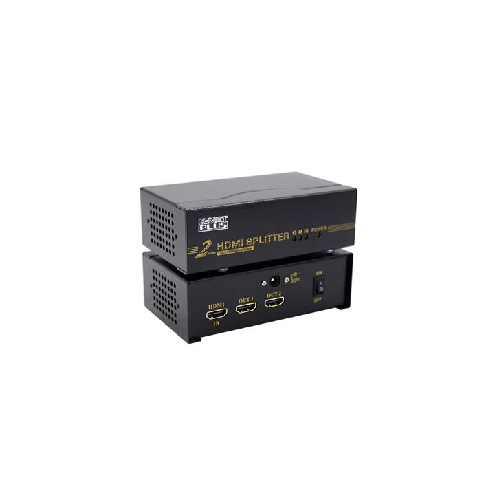 اسپلیتر HDMI دو پورت کی نت پلاس مدل KPS642 Knet Plus KPS642 2Port HDMI Splitter